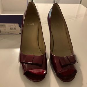 Stuart Weitzman Burgandy Patent High HeelsThese shoes are gorgeous!